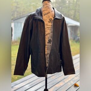 Classic Black Leather Jacket for Men